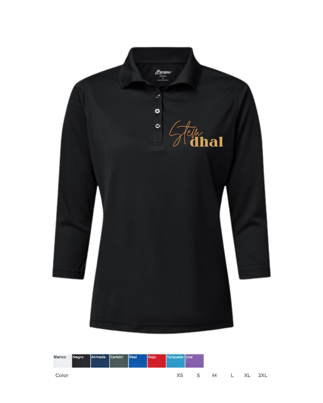 CAMISA POLO DRY FIT 3/4