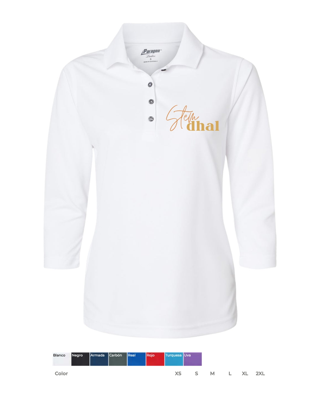 CAMISA POLO DRY FIT 3/4