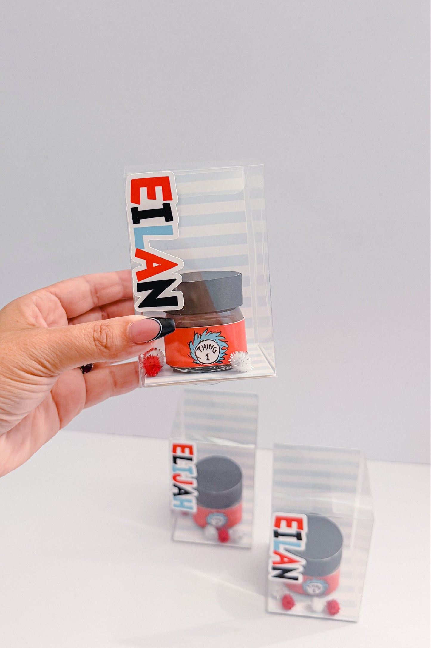 CAJITA CLEAR CON MINI NUTELLA
