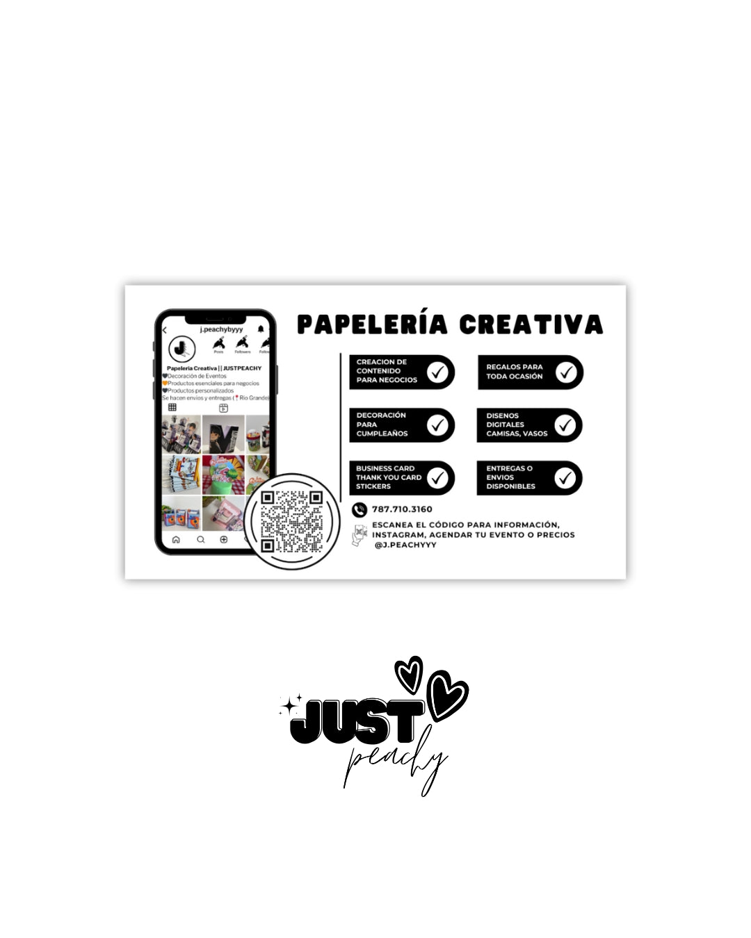 BUSINESS CARDS 1 SOLO LADO