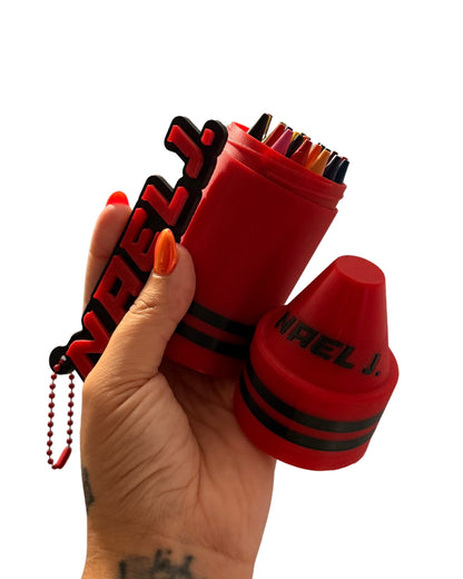 Porta Crayolas con Llavero Personalizado