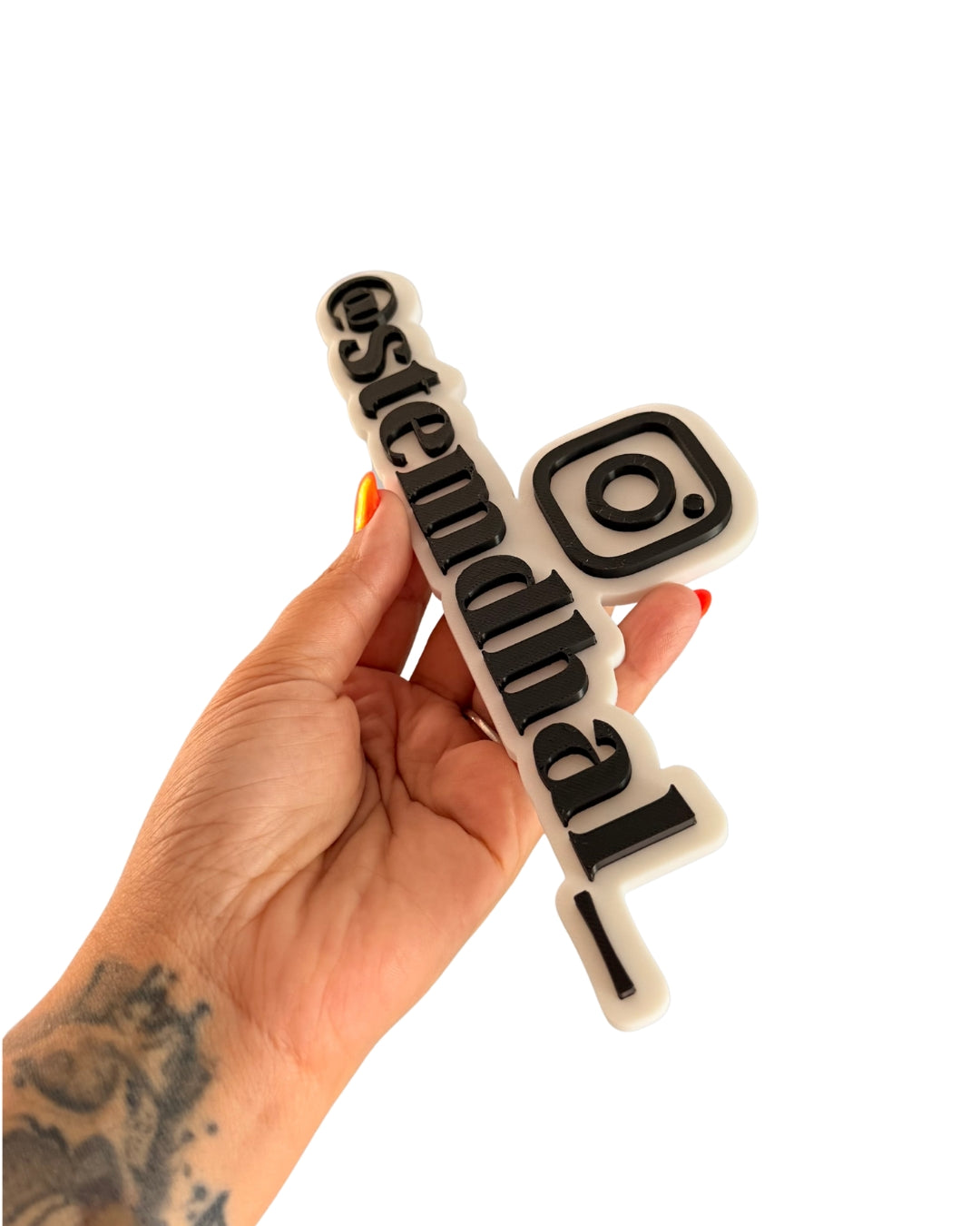 Letrero Personalizado con Logo de Instagram